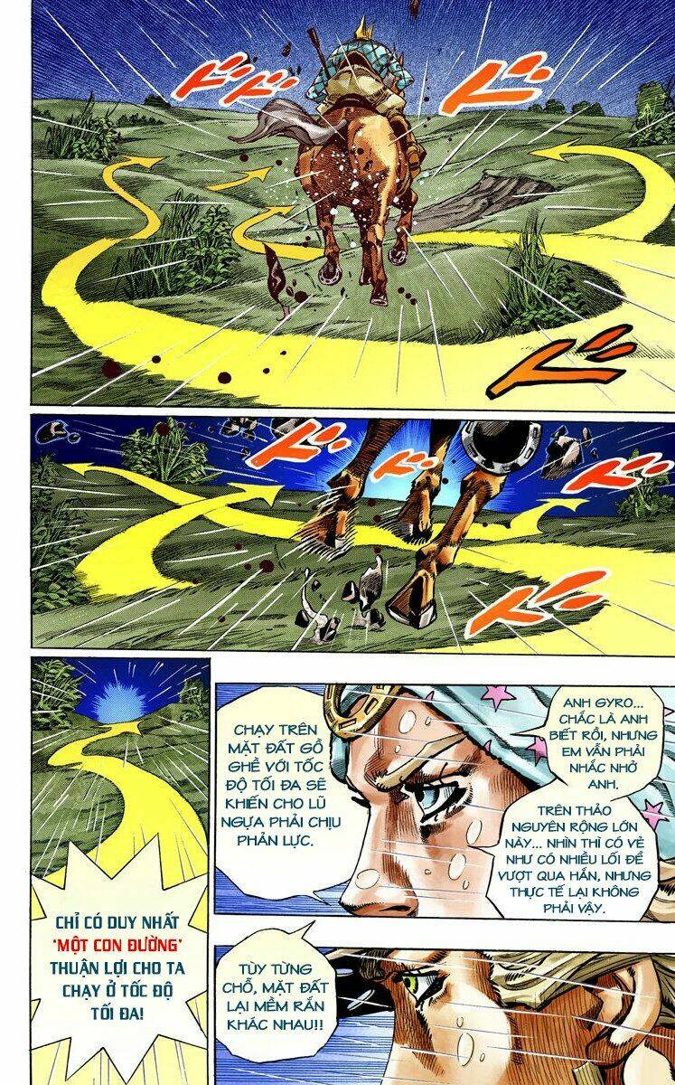 cuộc phiêu lưu bí ẩn phần 7: steel ball run chapter 38: catch the rainbow phần 1 - Next Chapter 39