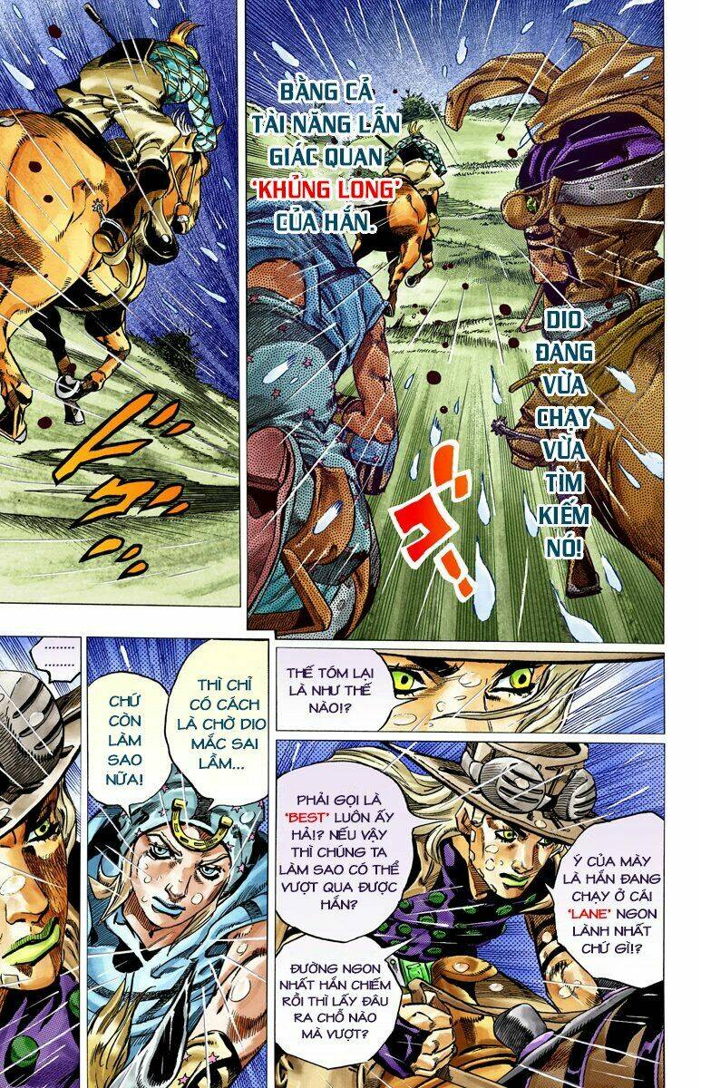 cuộc phiêu lưu bí ẩn phần 7: steel ball run chapter 38: catch the rainbow phần 1 - Next Chapter 39