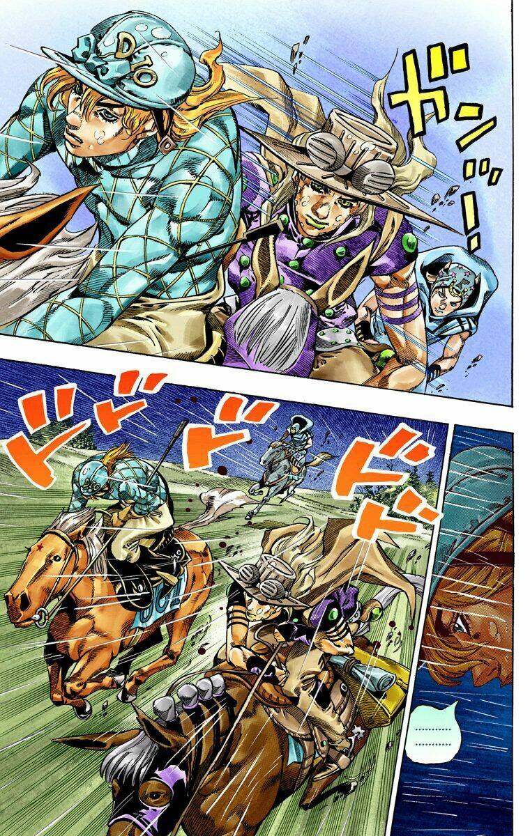 cuộc phiêu lưu bí ẩn phần 7: steel ball run chapter 38: catch the rainbow phần 1 - Next Chapter 39