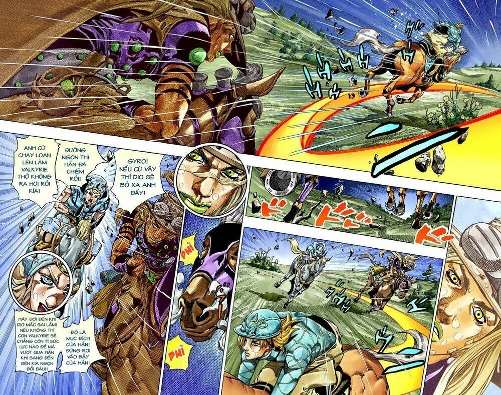 cuộc phiêu lưu bí ẩn phần 7: steel ball run chapter 38: catch the rainbow phần 1 - Next Chapter 39