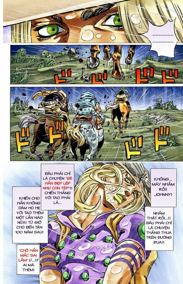 cuộc phiêu lưu bí ẩn phần 7: steel ball run chapter 38: catch the rainbow phần 1 - Next Chapter 39