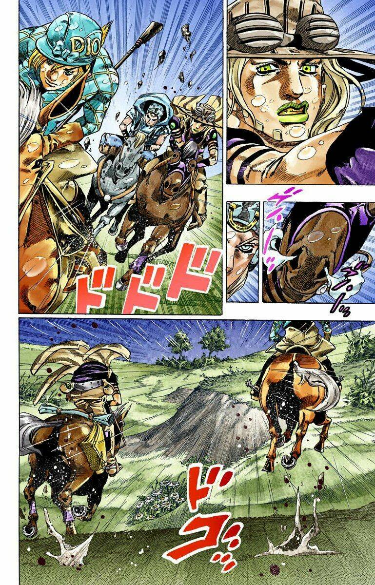 cuộc phiêu lưu bí ẩn phần 7: steel ball run chapter 38: catch the rainbow phần 1 - Next Chapter 39