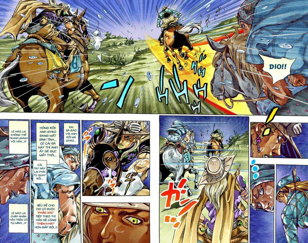 cuộc phiêu lưu bí ẩn phần 7: steel ball run chapter 38: catch the rainbow phần 1 - Next Chapter 39