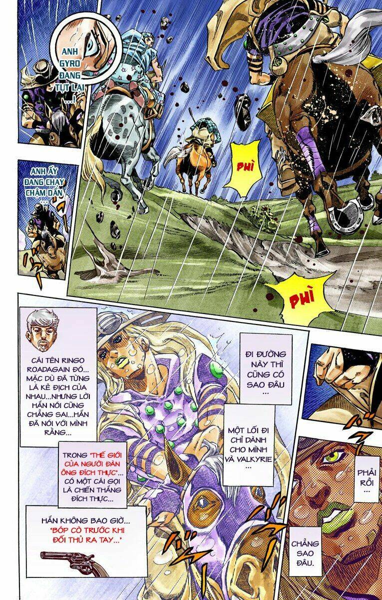 cuộc phiêu lưu bí ẩn phần 7: steel ball run chapter 38: catch the rainbow phần 1 - Next Chapter 39