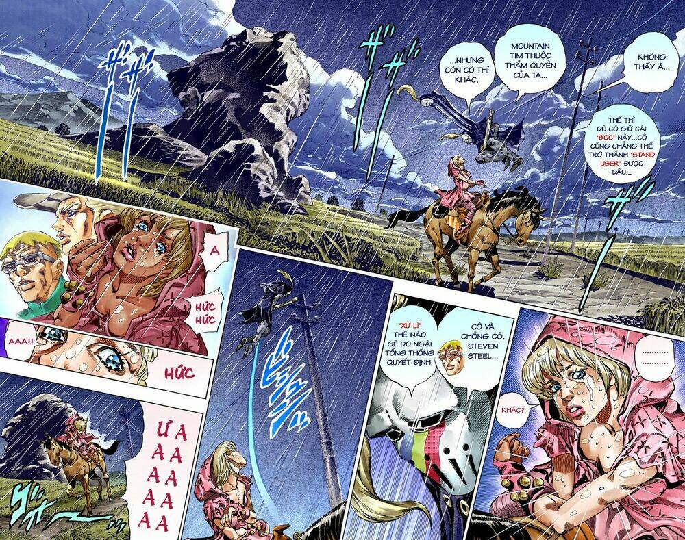 cuộc phiêu lưu bí ẩn phần 7: steel ball run chapter 38: catch the rainbow phần 1 - Next Chapter 39