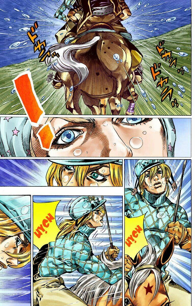 cuộc phiêu lưu bí ẩn phần 7: steel ball run chapter 38: catch the rainbow phần 1 - Next Chapter 39