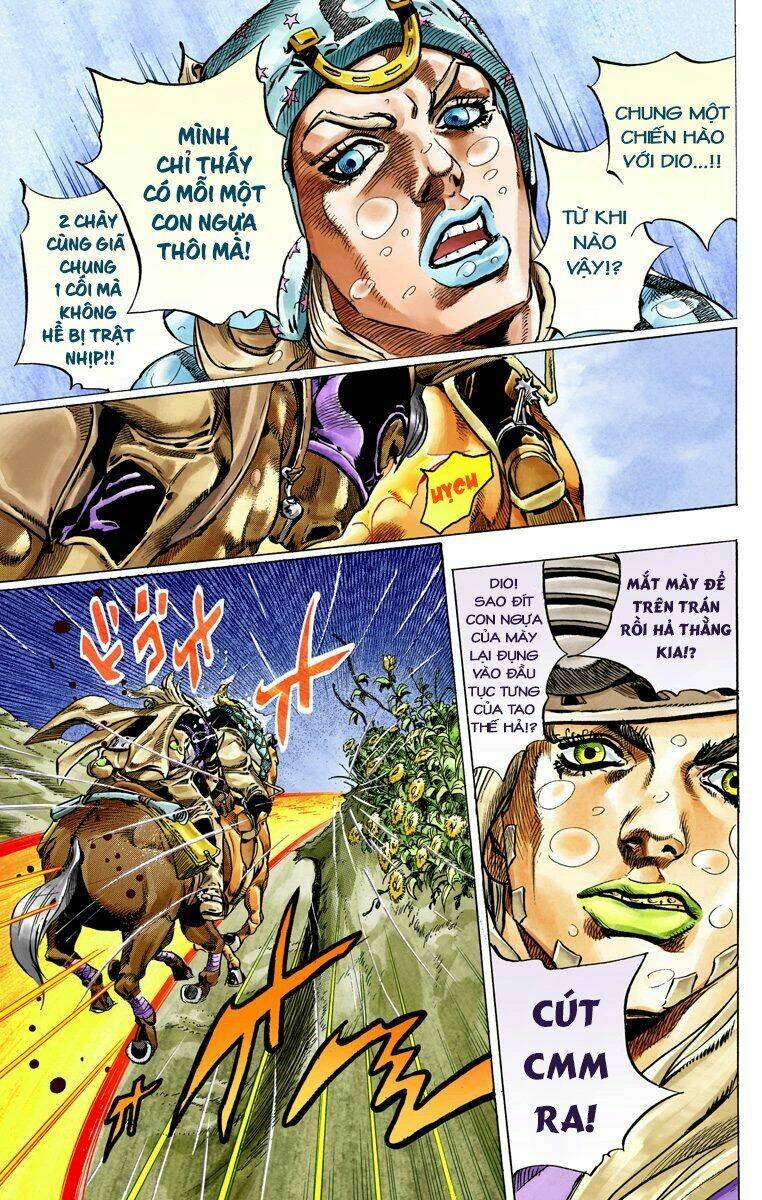 cuộc phiêu lưu bí ẩn phần 7: steel ball run chapter 38: catch the rainbow phần 1 - Next Chapter 39