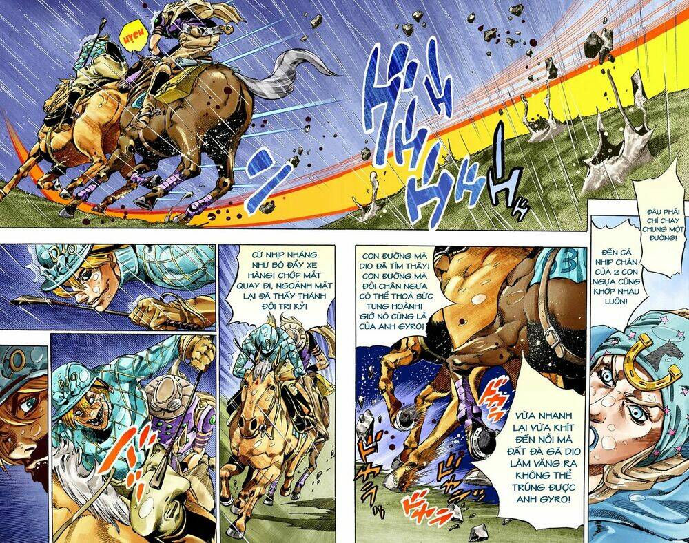 cuộc phiêu lưu bí ẩn phần 7: steel ball run chapter 38: catch the rainbow phần 1 - Next Chapter 39