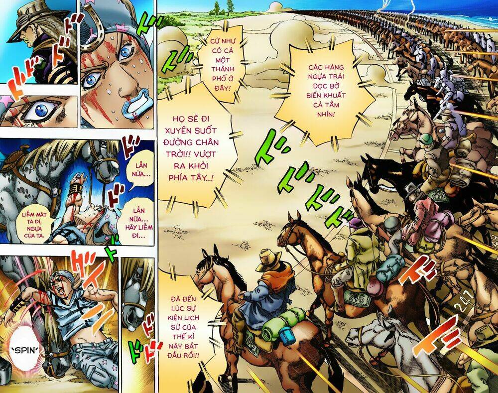 cuộc phiêu lưu bí ẩn phần 7: steel ball run chapter 4 - Next chapter 5