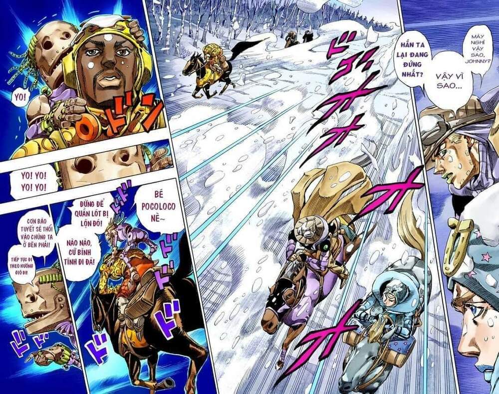 cuộc phiêu lưu bí ẩn phần 7: steel ball run chapter 55 - Next Chapter 56