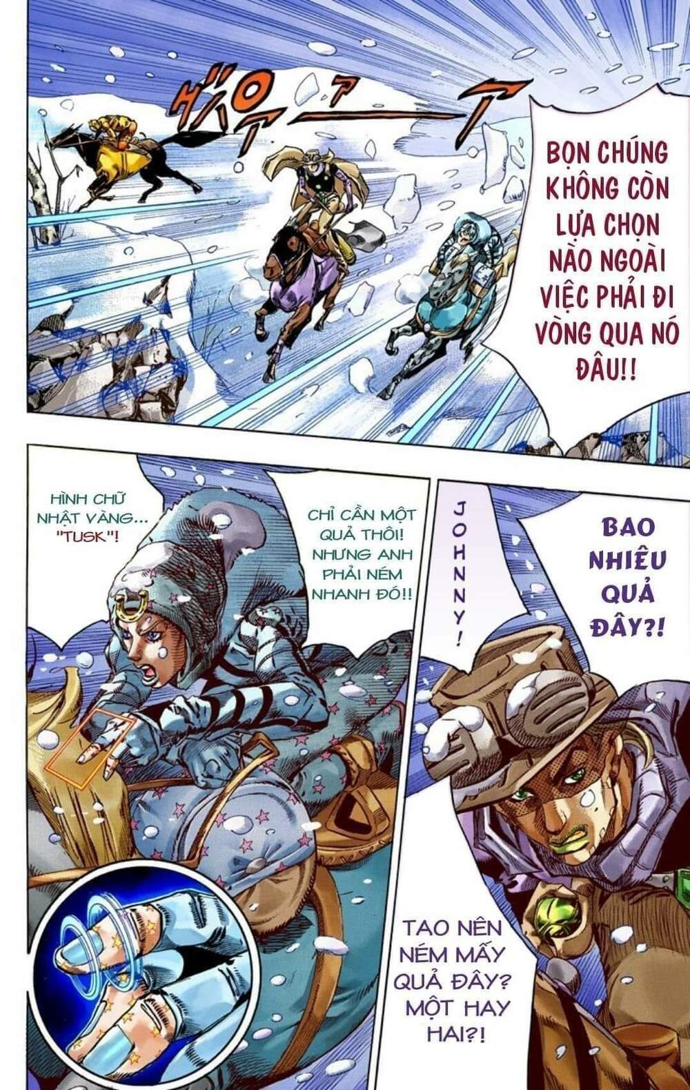 cuộc phiêu lưu bí ẩn phần 7: steel ball run chapter 55 - Next Chapter 56