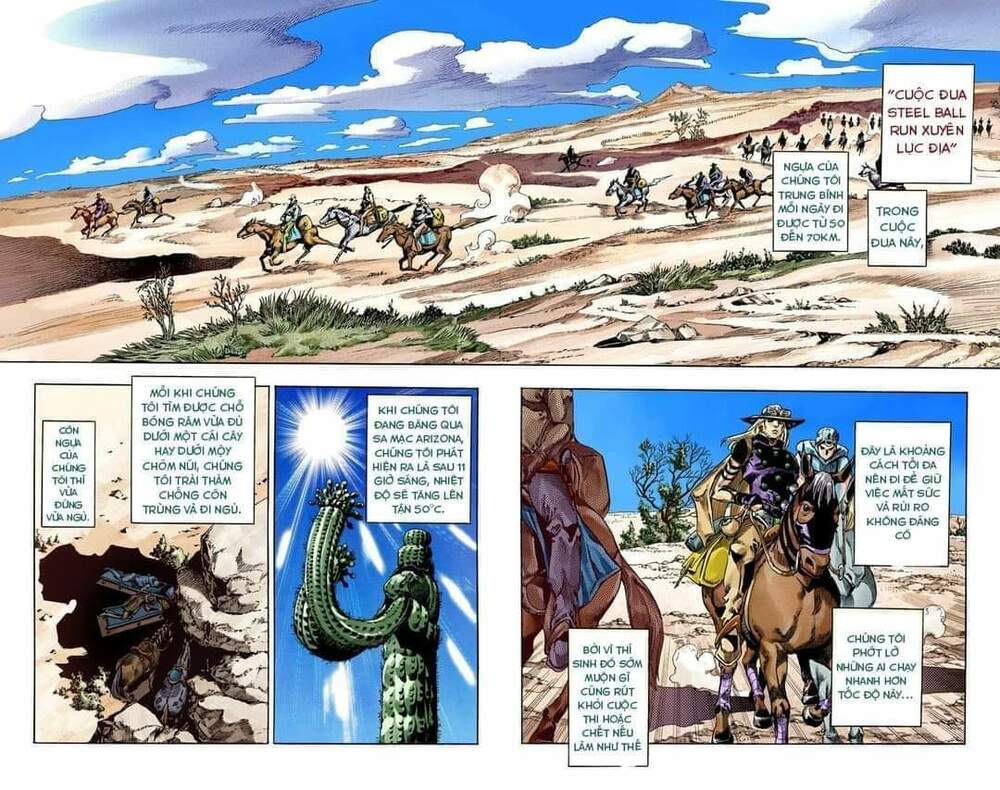 cuộc phiêu lưu bí ẩn phần 7: steel ball run chapter 55 - Next Chapter 56