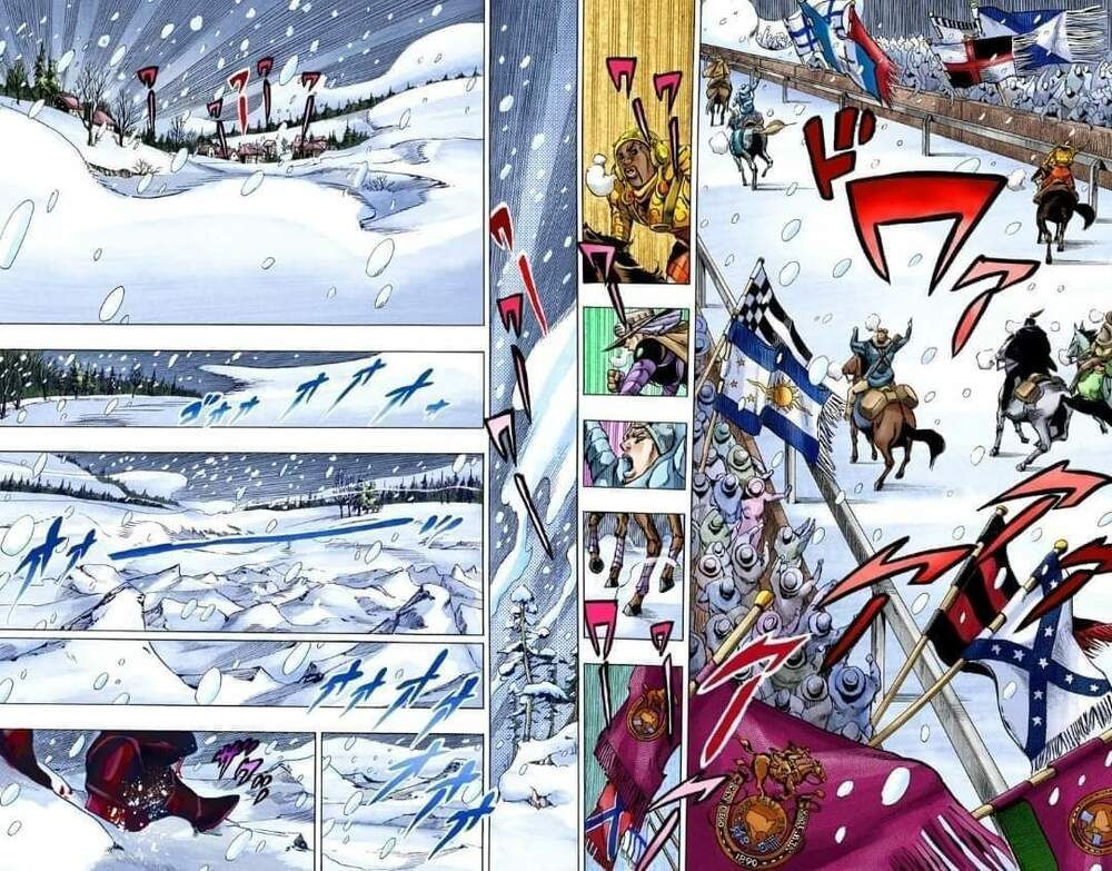 cuộc phiêu lưu bí ẩn phần 7: steel ball run chapter 55 - Next Chapter 56