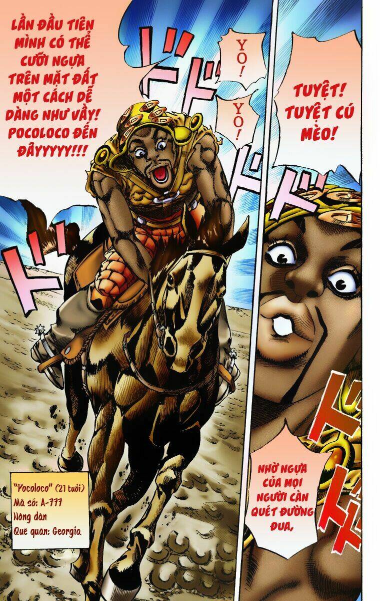 cuộc phiêu lưu bí ẩn phần 7: steel ball run chapter 6 - Next chapter 7: pocoloco&sandman