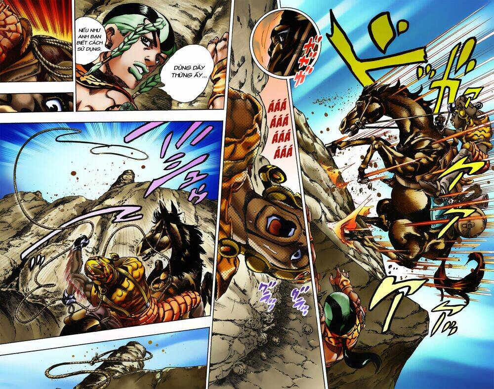 cuộc phiêu lưu bí ẩn phần 7: steel ball run chapter 7: pocoloco&sandman - Next chapter 8: - băng rừng