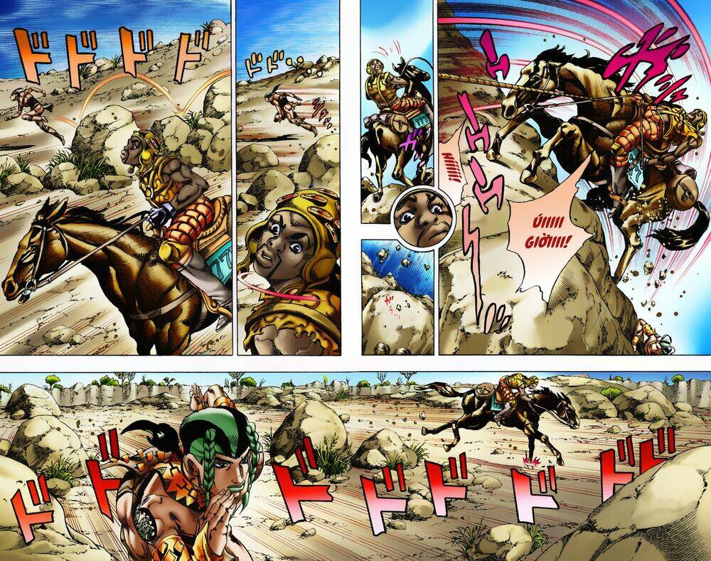 cuộc phiêu lưu bí ẩn phần 7: steel ball run chapter 7: pocoloco&sandman - Next chapter 8: - băng rừng