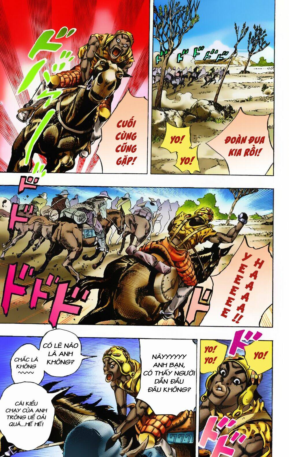 cuộc phiêu lưu bí ẩn phần 7: steel ball run chapter 7: pocoloco&sandman - Next chapter 8: - băng rừng