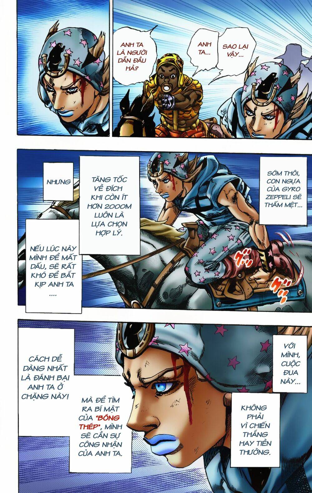 cuộc phiêu lưu bí ẩn phần 7: steel ball run chapter 7: pocoloco&sandman - Next chapter 8: - băng rừng