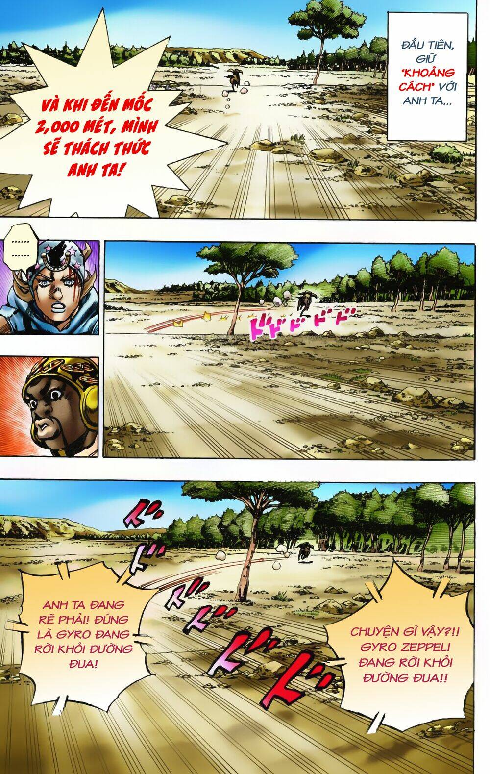 cuộc phiêu lưu bí ẩn phần 7: steel ball run chapter 7: pocoloco&sandman - Next chapter 8: - băng rừng