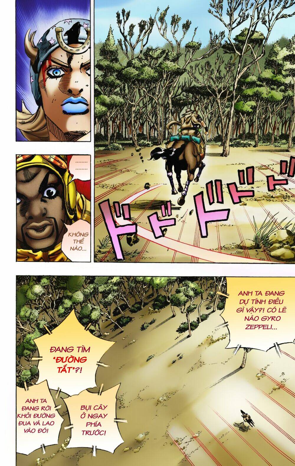 cuộc phiêu lưu bí ẩn phần 7: steel ball run chapter 7: pocoloco&sandman - Next chapter 8: - băng rừng