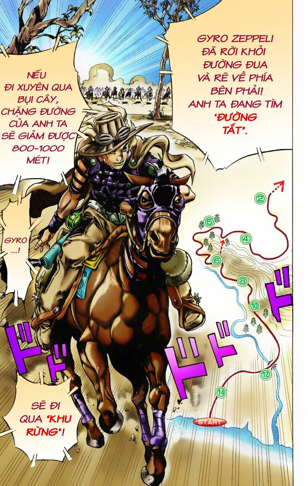 cuộc phiêu lưu bí ẩn phần 7: steel ball run chapter 7: pocoloco&sandman - Next chapter 8: - băng rừng