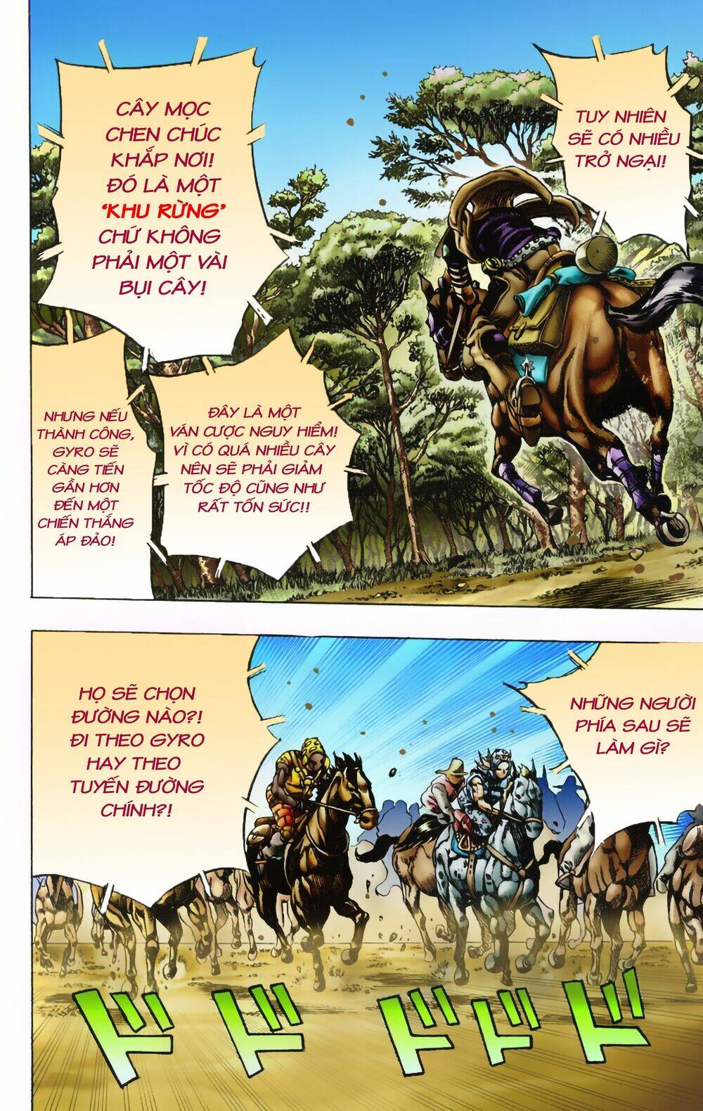 cuộc phiêu lưu bí ẩn phần 7: steel ball run chapter 7: pocoloco&sandman - Next chapter 8: - băng rừng