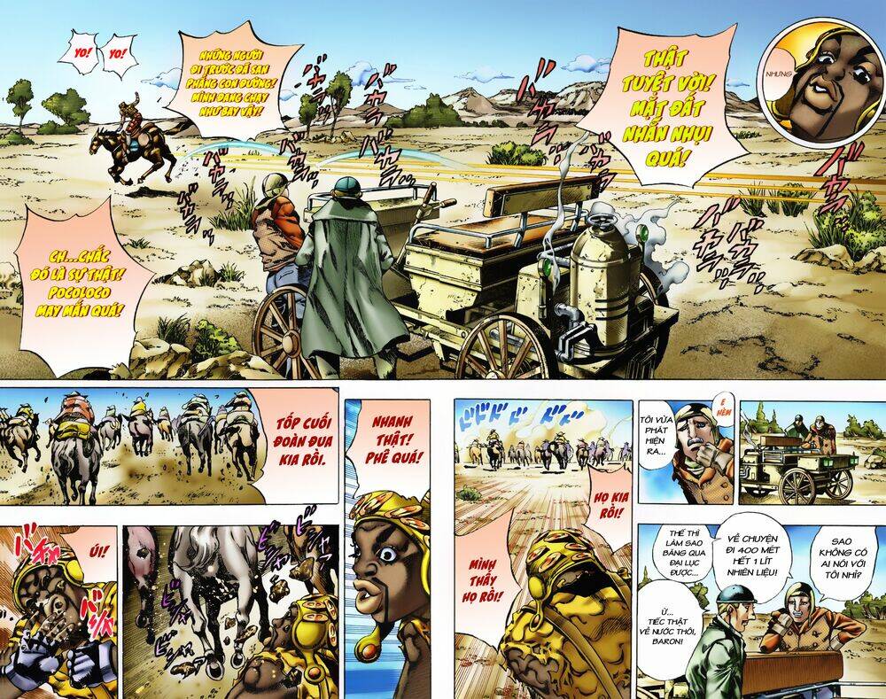 cuộc phiêu lưu bí ẩn phần 7: steel ball run chapter 7: pocoloco&sandman - Next chapter 8: - băng rừng