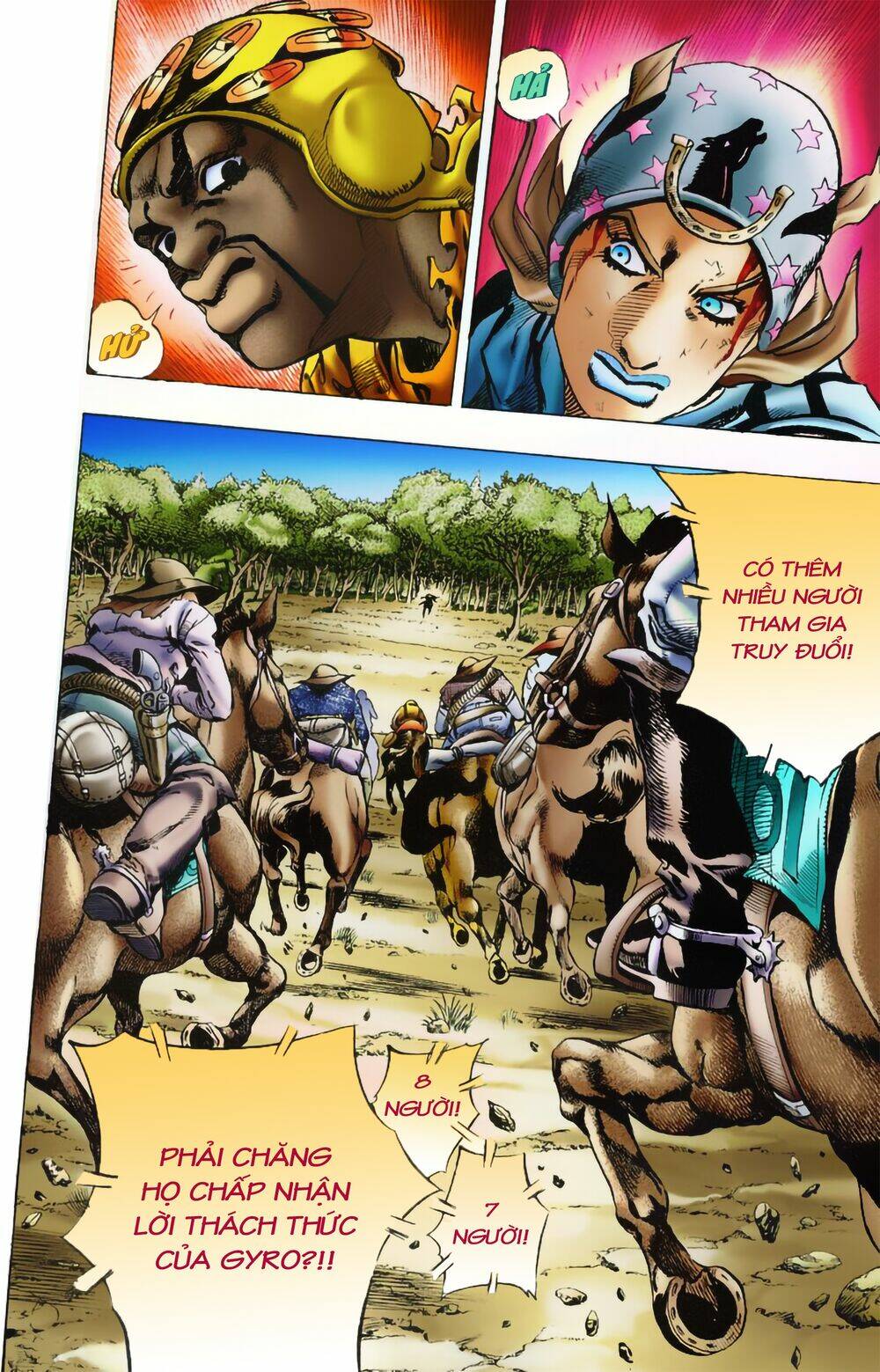 cuộc phiêu lưu bí ẩn phần 7: steel ball run chapter 7: pocoloco&sandman - Next chapter 8: - băng rừng