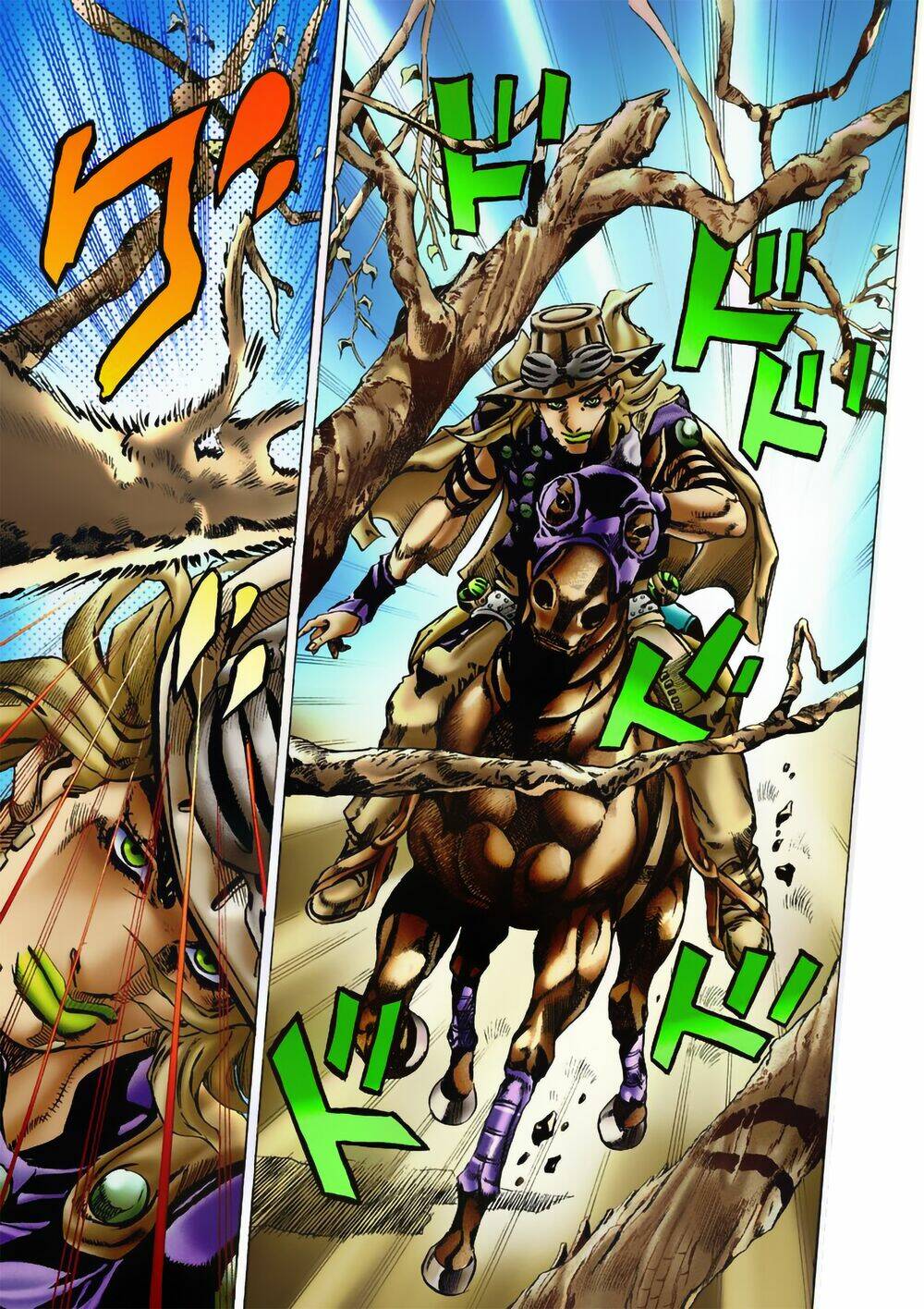 cuộc phiêu lưu bí ẩn phần 7: steel ball run chapter 7: pocoloco&sandman - Next chapter 8: - băng rừng