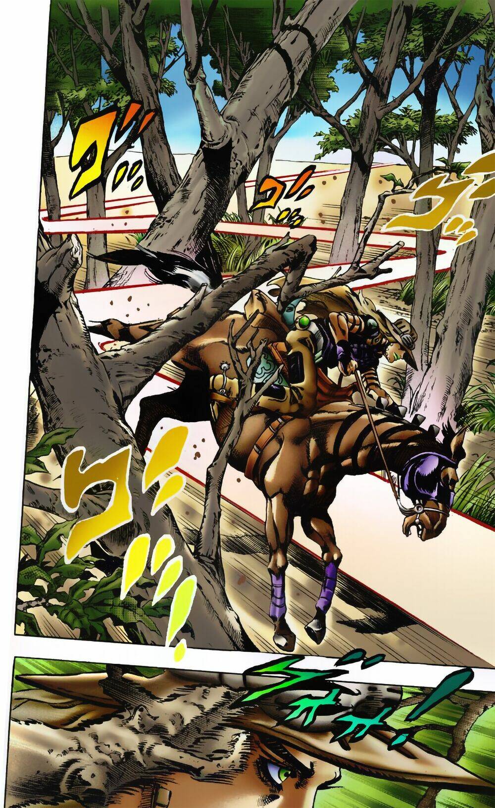 cuộc phiêu lưu bí ẩn phần 7: steel ball run chapter 7: pocoloco&sandman - Next chapter 8: - băng rừng