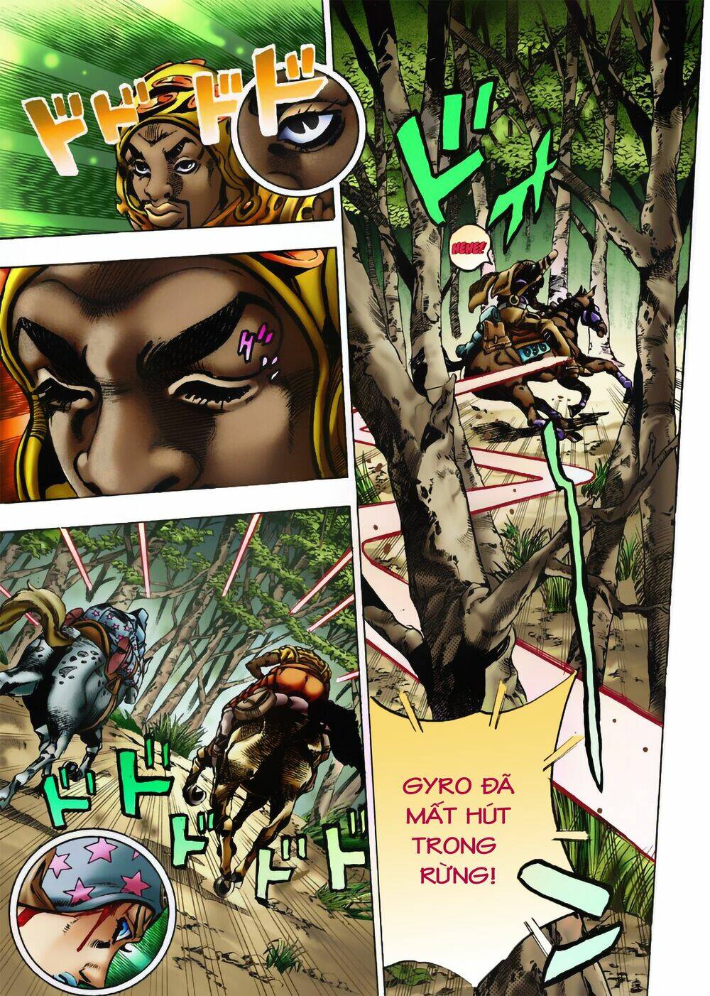 cuộc phiêu lưu bí ẩn phần 7: steel ball run chapter 7: pocoloco&sandman - Next chapter 8: - băng rừng