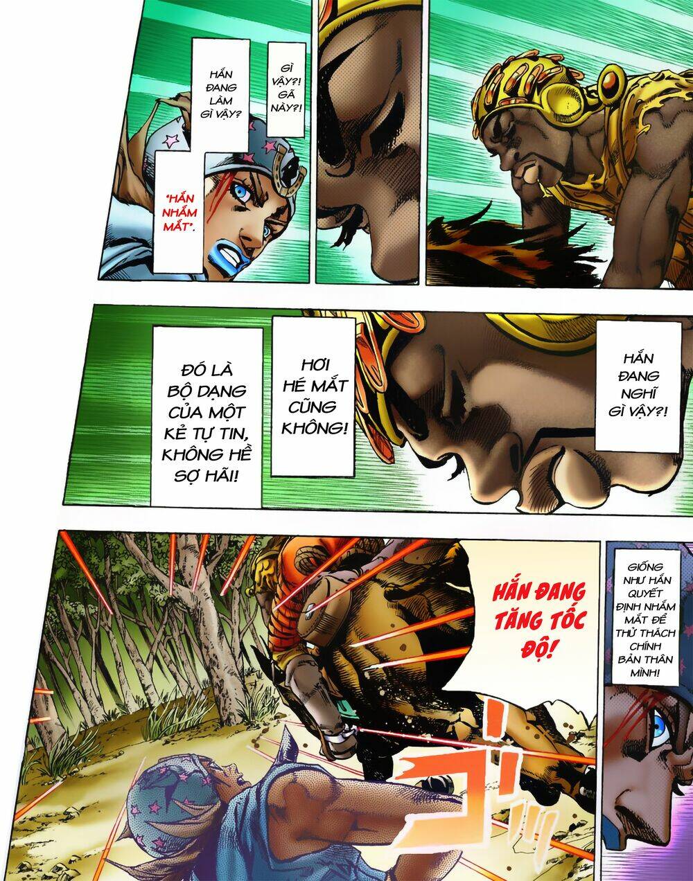 cuộc phiêu lưu bí ẩn phần 7: steel ball run chapter 7: pocoloco&sandman - Next chapter 8: - băng rừng