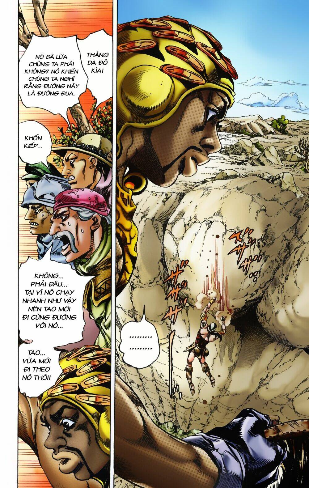 cuộc phiêu lưu bí ẩn phần 7: steel ball run chapter 7: pocoloco&sandman - Next chapter 8: - băng rừng