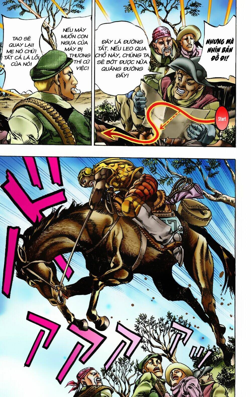 cuộc phiêu lưu bí ẩn phần 7: steel ball run chapter 7: pocoloco&sandman - Next chapter 8: - băng rừng