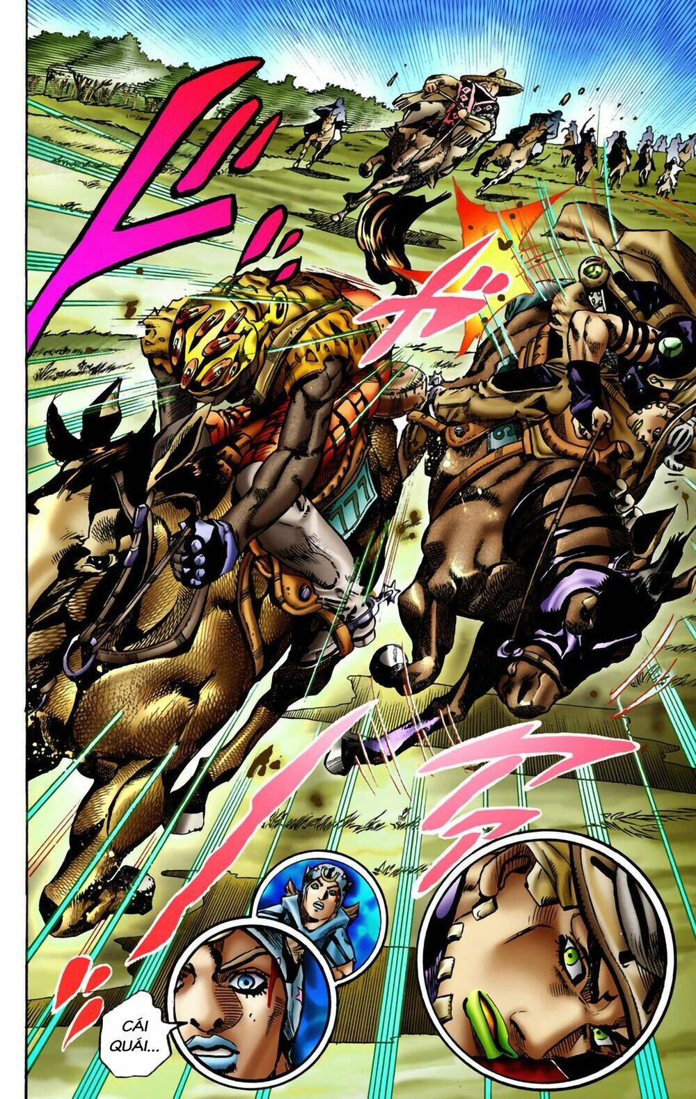 cuộc phiêu lưu bí ẩn phần 7: steel ball run chapter 9: - xuống dốc - Next chapter 10: - 200 mét cuối cùng