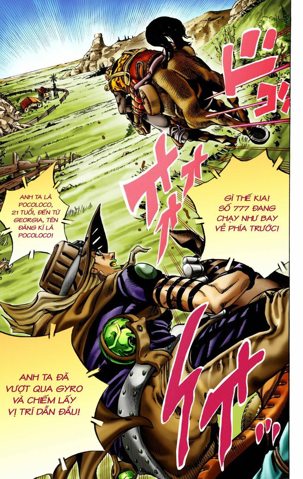 cuộc phiêu lưu bí ẩn phần 7: steel ball run chapter 9: - xuống dốc - Next chapter 10: - 200 mét cuối cùng