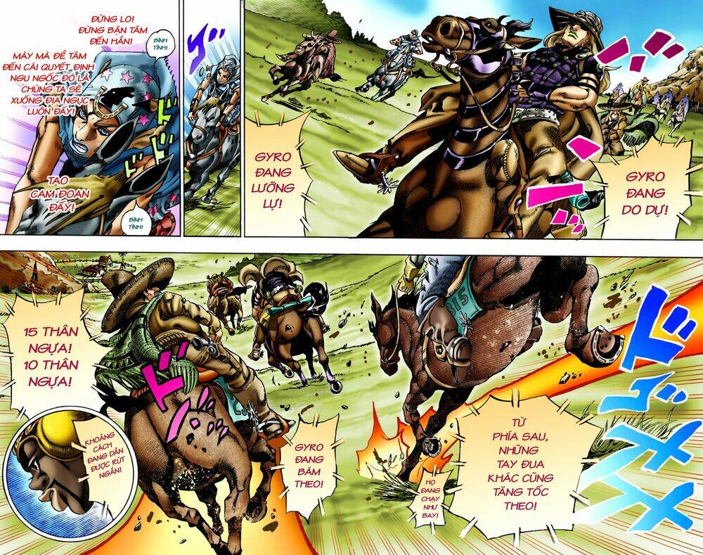 cuộc phiêu lưu bí ẩn phần 7: steel ball run chapter 9: - xuống dốc - Next chapter 10: - 200 mét cuối cùng