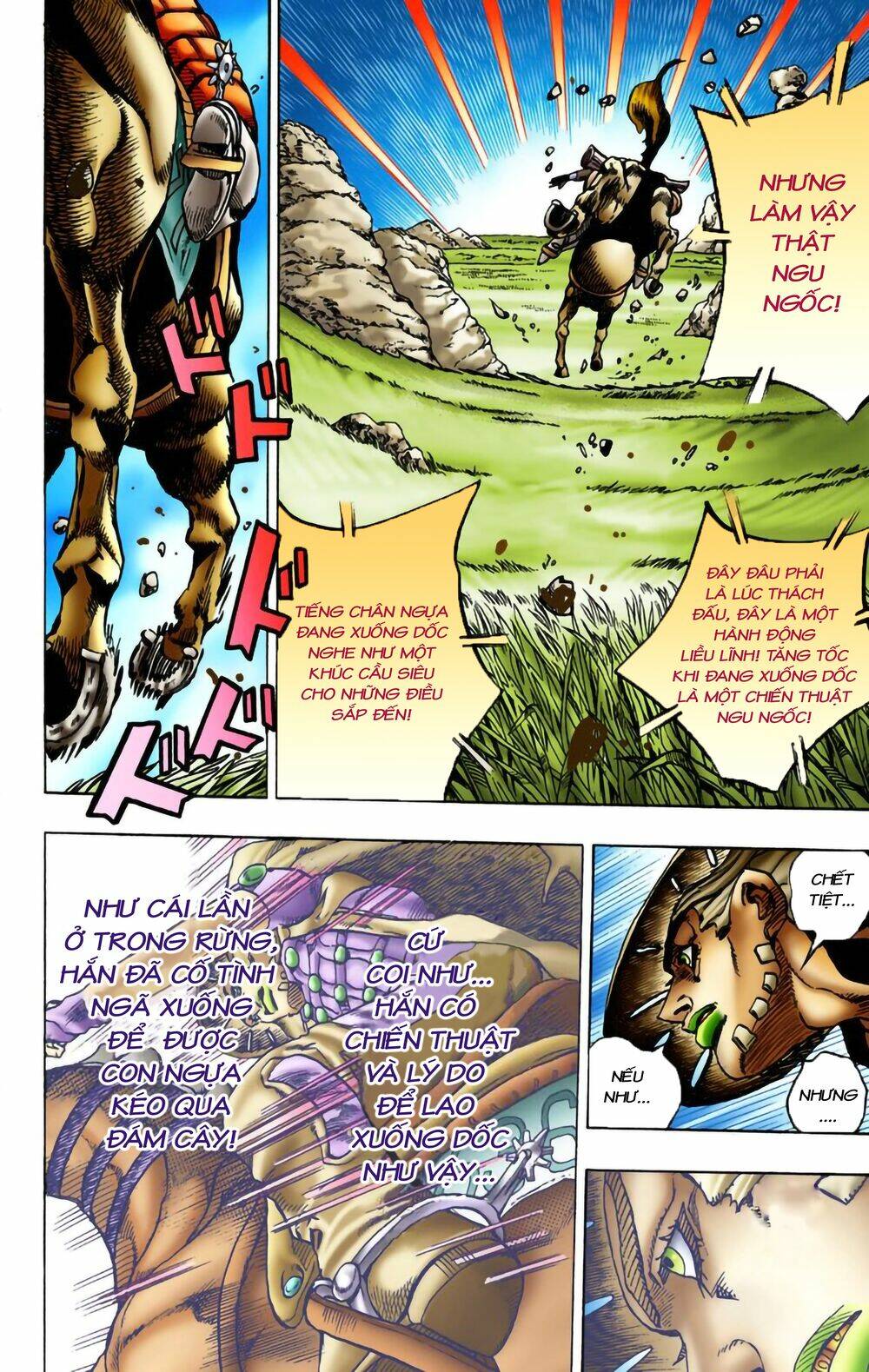 cuộc phiêu lưu bí ẩn phần 7: steel ball run chapter 9: - xuống dốc - Next chapter 10: - 200 mét cuối cùng