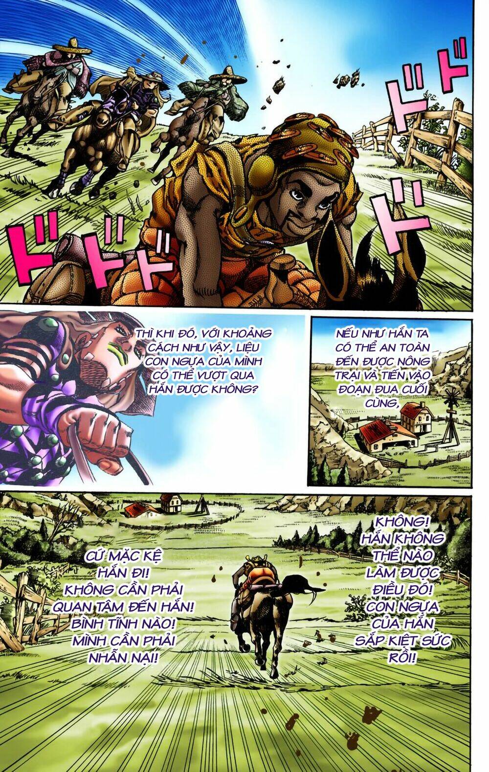 cuộc phiêu lưu bí ẩn phần 7: steel ball run chapter 9: - xuống dốc - Next chapter 10: - 200 mét cuối cùng