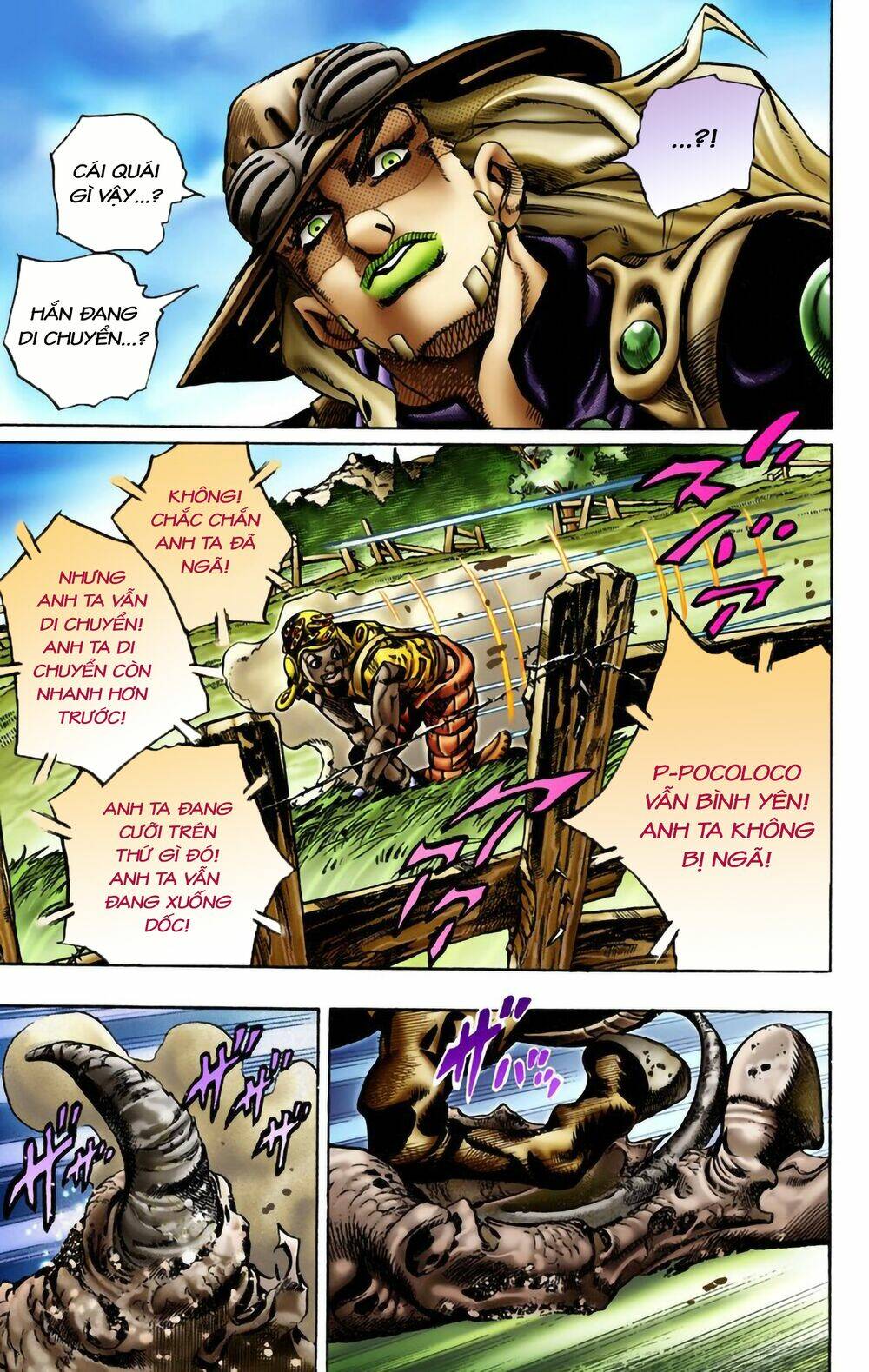 cuộc phiêu lưu bí ẩn phần 7: steel ball run chapter 9: - xuống dốc - Next chapter 10: - 200 mét cuối cùng