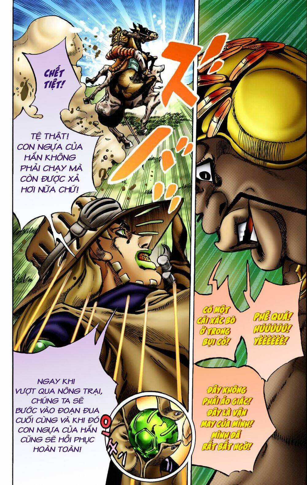 cuộc phiêu lưu bí ẩn phần 7: steel ball run chapter 9: - xuống dốc - Next chapter 10: - 200 mét cuối cùng