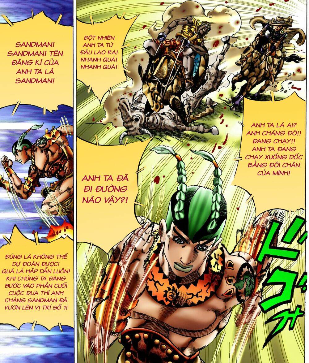 cuộc phiêu lưu bí ẩn phần 7: steel ball run chapter 9: - xuống dốc - Next chapter 10: - 200 mét cuối cùng