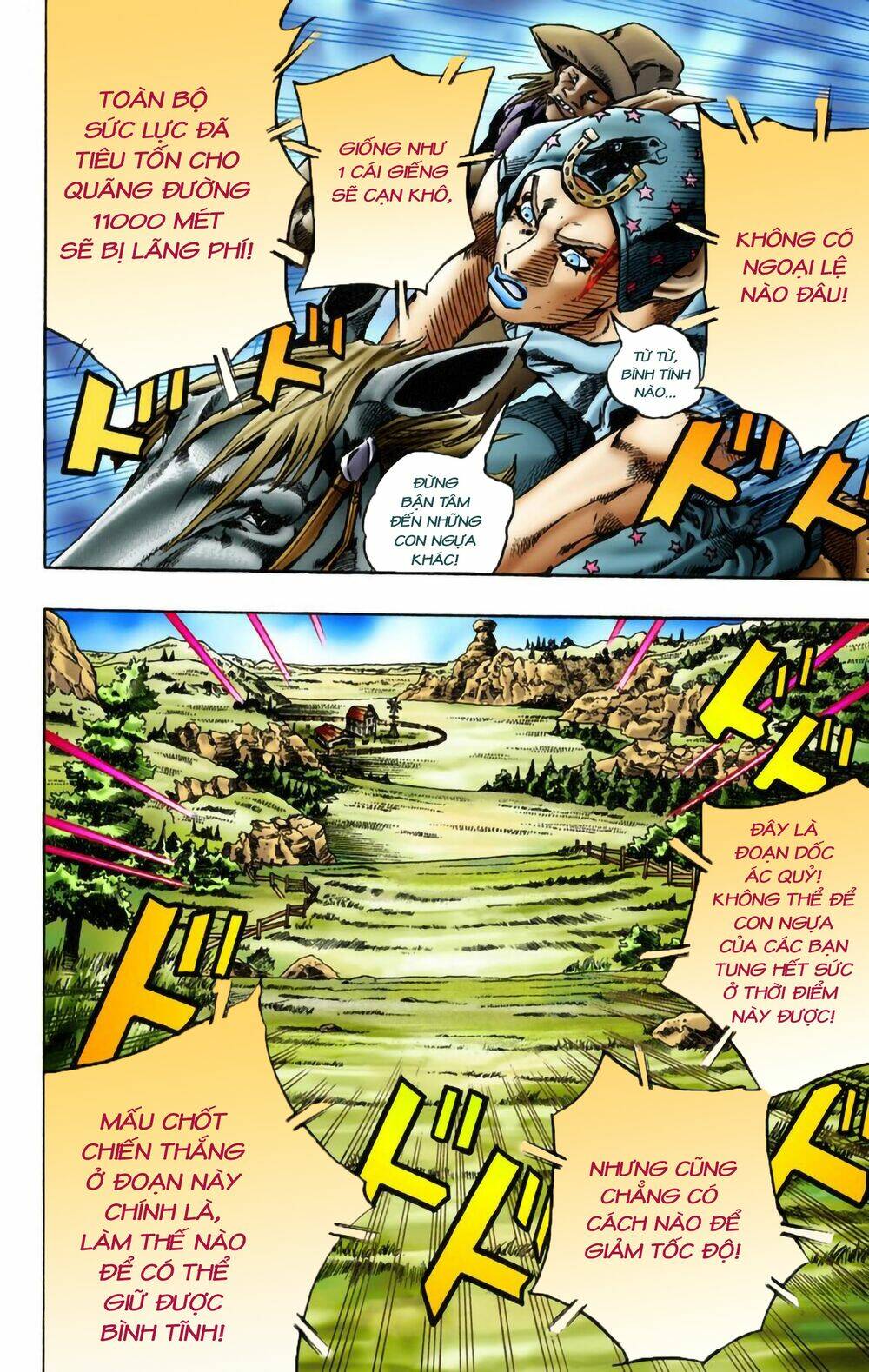 cuộc phiêu lưu bí ẩn phần 7: steel ball run chapter 9: - xuống dốc - Next chapter 10: - 200 mét cuối cùng