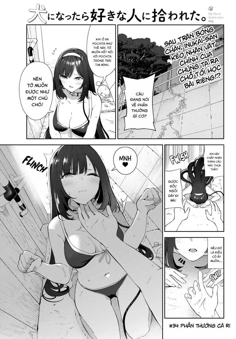 cuộc sống khi là chó cưng của inukai-san chapter 34 - Trang 2