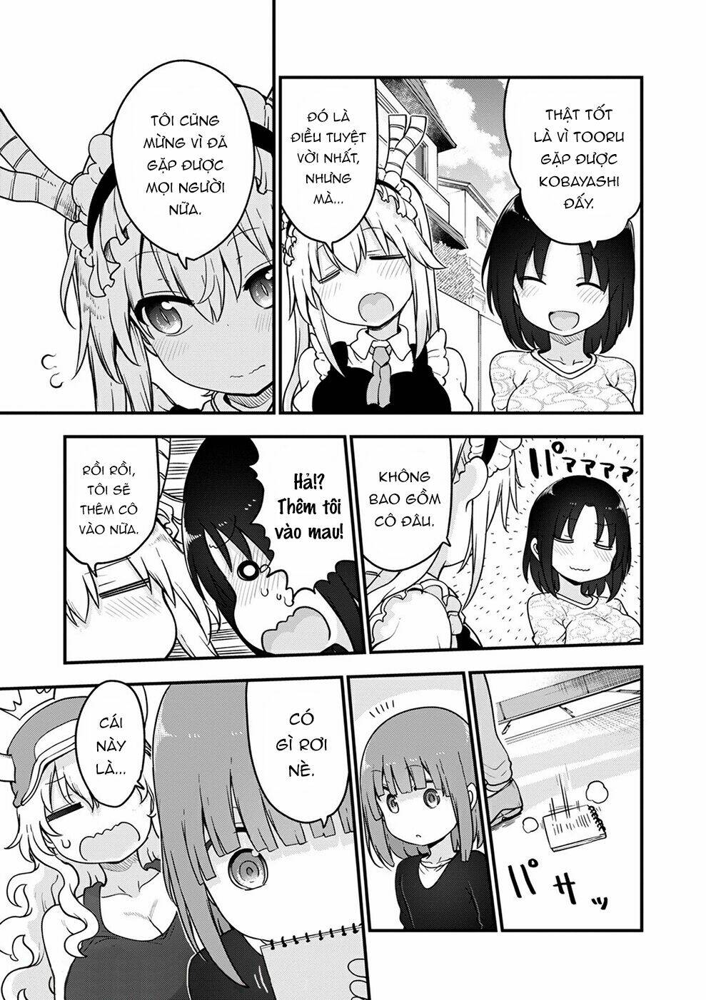 cuộc sống trả ơn của nàng rồng tohru! chapter 117: một ngày của elma và lucoa - Next chapter 118: \"saikawa và azad\"