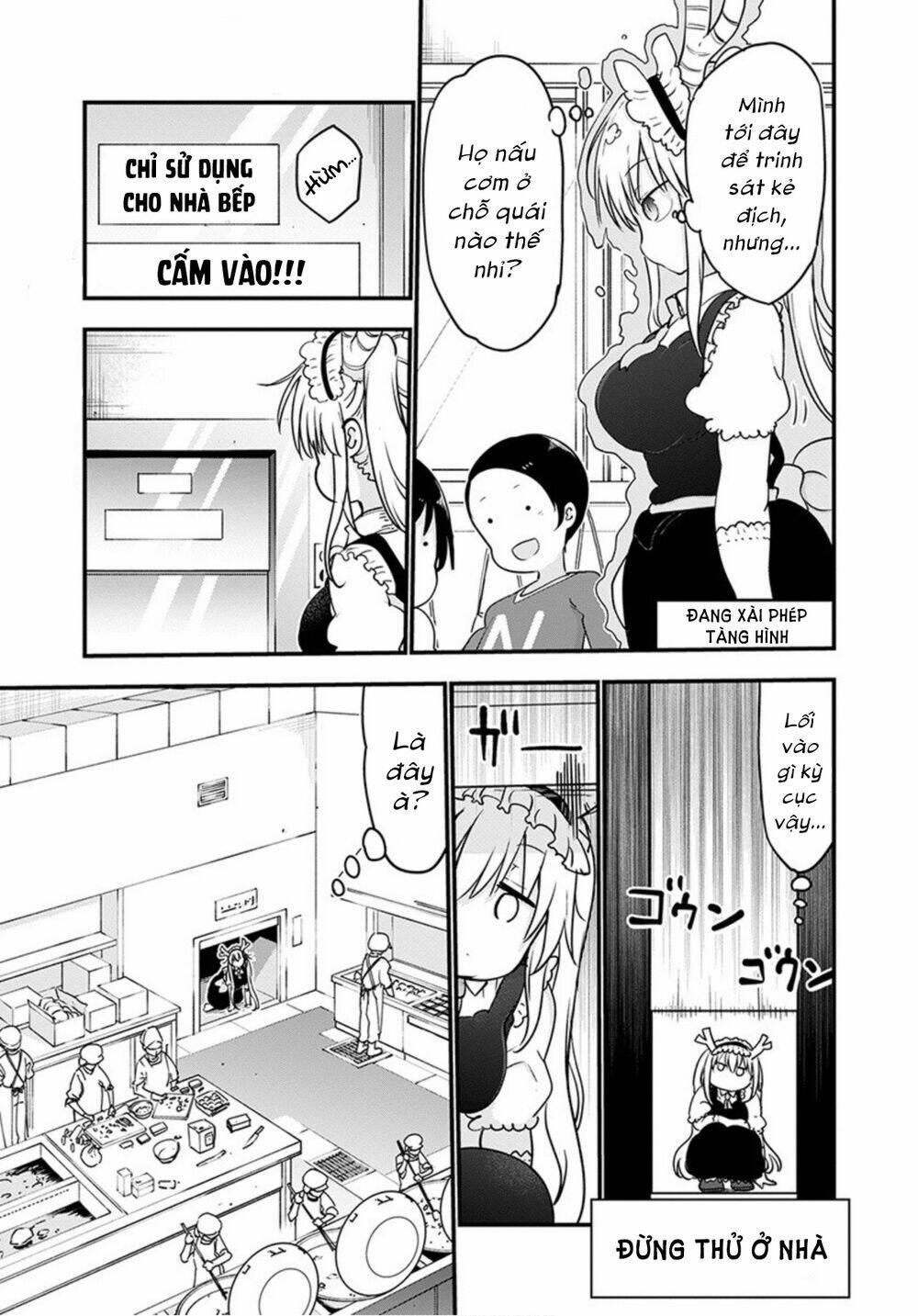 cuộc sống trả ơn của nàng rồng tohru! chapter 98: \"tooru và bữa cơm trường\" - Trang 2