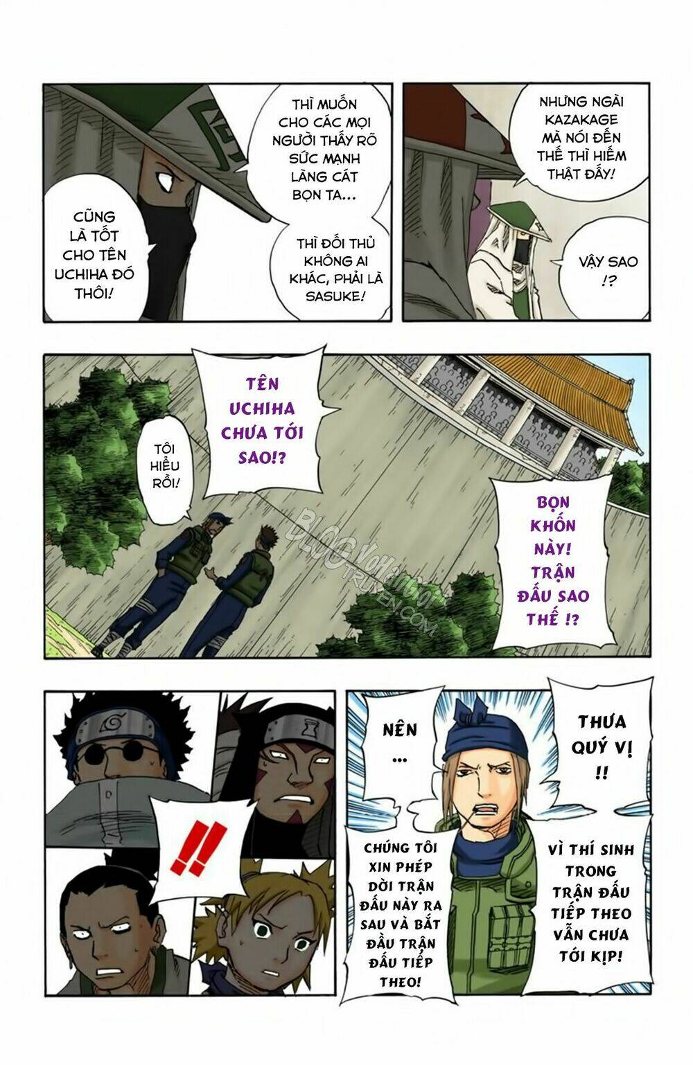 cửu vĩ hồ ly màu chapter 106: - sasuke... mất tư cách - Trang 2