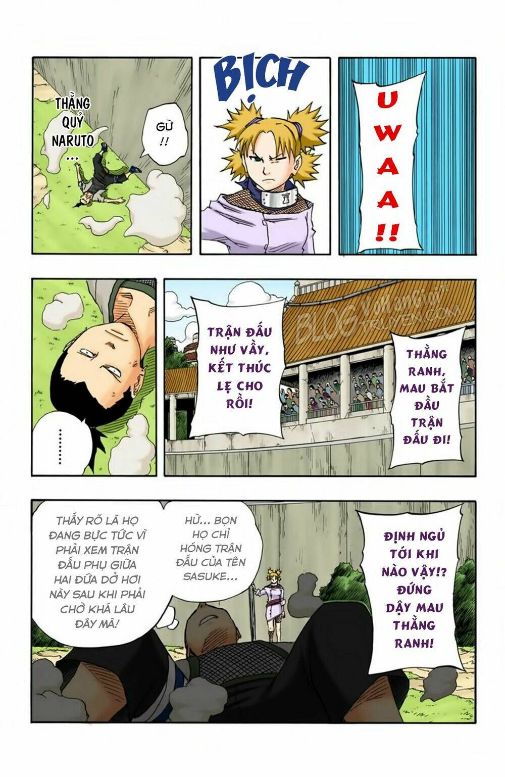 cửu vĩ hồ ly màu chapter 106: - sasuke... mất tư cách - Trang 2