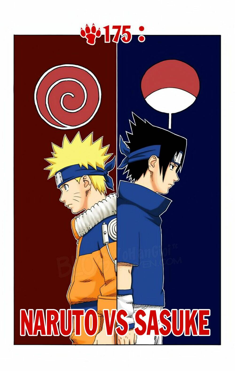 cửu vĩ hồ ly màu chapter 175: - naruto vs sasuke - Trang 2