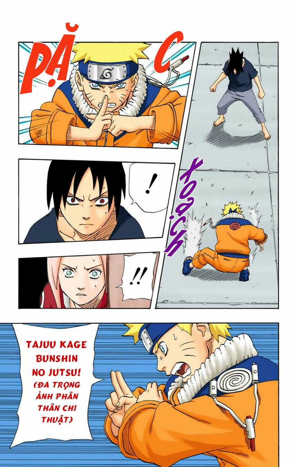 cửu vĩ hồ ly màu chapter 175: - naruto vs sasuke - Trang 2